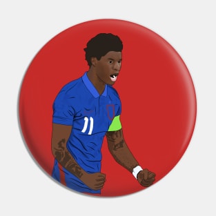 Marcus Rashford England Captain 100 Goals Pin