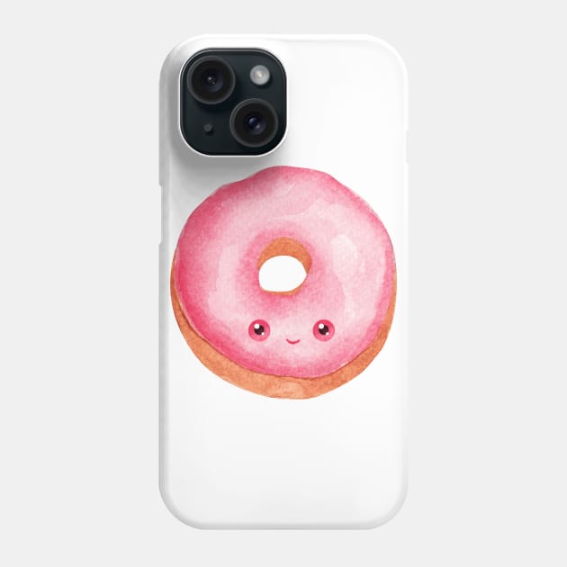 Cute Donut Phone Case by shoko