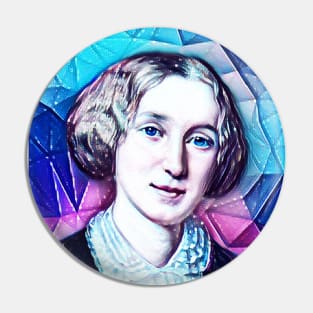 George Eliot Snowy Portrait | George Eliot Artwork 6 Pin