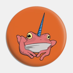 Pink Froggocorn Pin