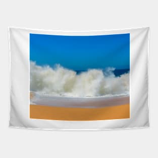 Blue ocean waves Tapestry