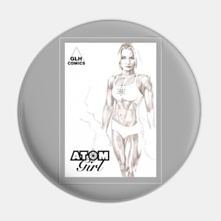 Atom Girl Pin