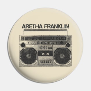 Aretha Franklin / Hip Hop Tape Pin