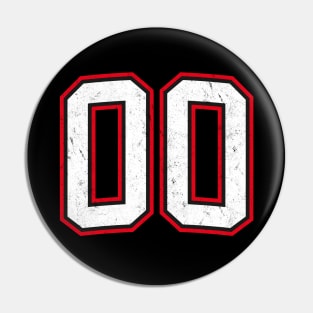 Number Double Zero Pin