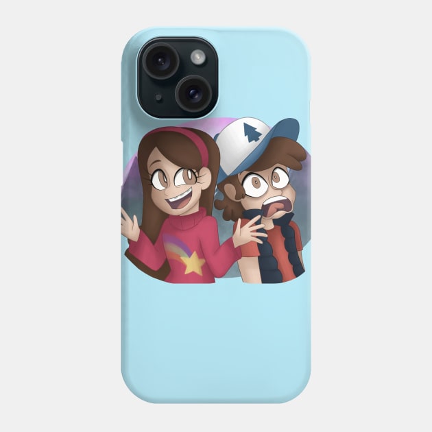 The Pines Twins Phone Case by InsomniaQueen