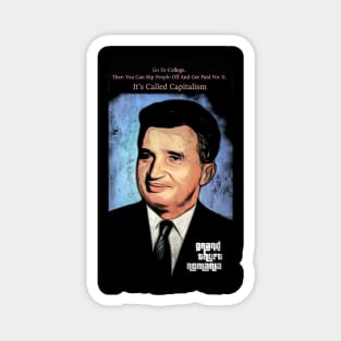 Nicolae Ceausescu, ex dictator of Romania Magnet