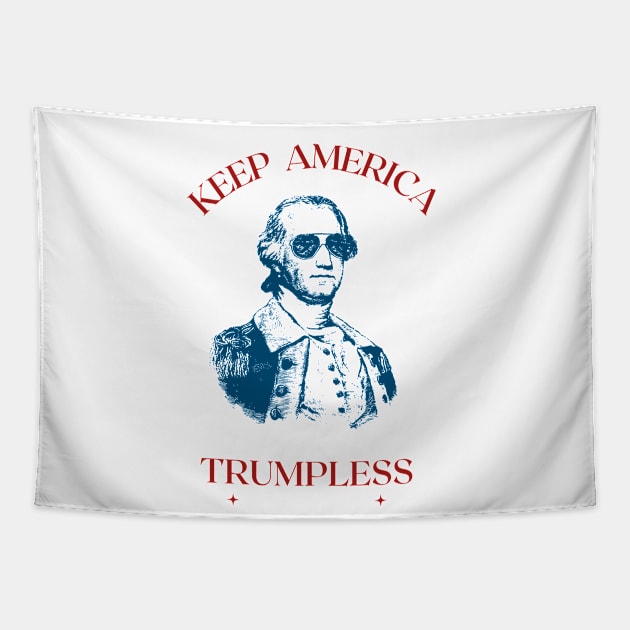 Yo Keep America Trumpless Tapestry by Dippity Dow Five