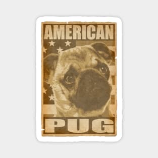 American Pug Poster Magnet