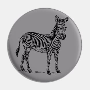 Zebra Rustic Pin