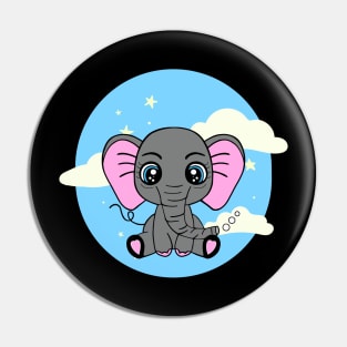 BABY Jungle Elephant Graphic Pin