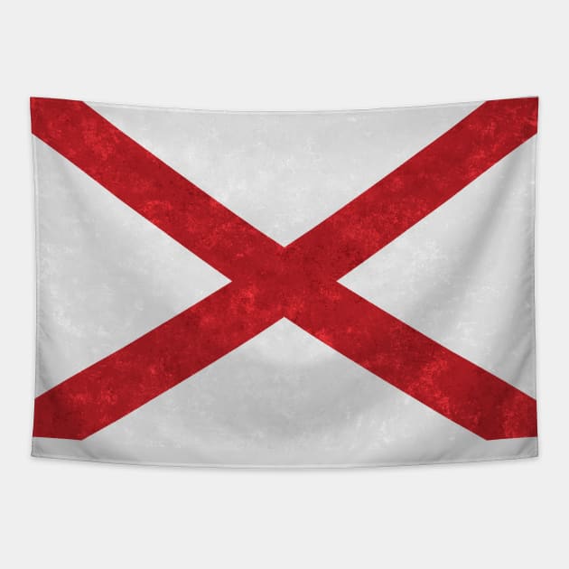 Alabama State Flag Tapestry by Enzwell