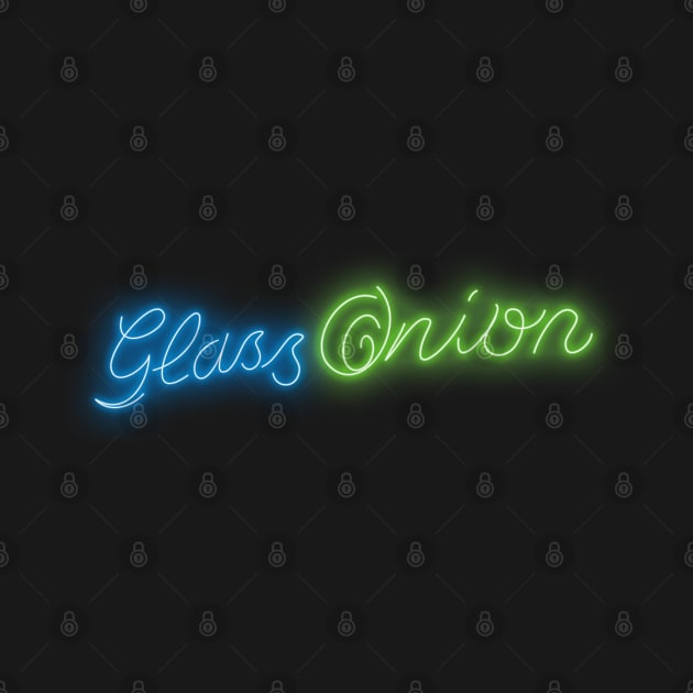 Glass Onion Neon Bar Sign by starryseasart