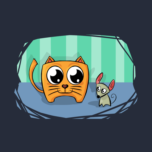 Cat and mouse by Pickachoosee@gmail.com