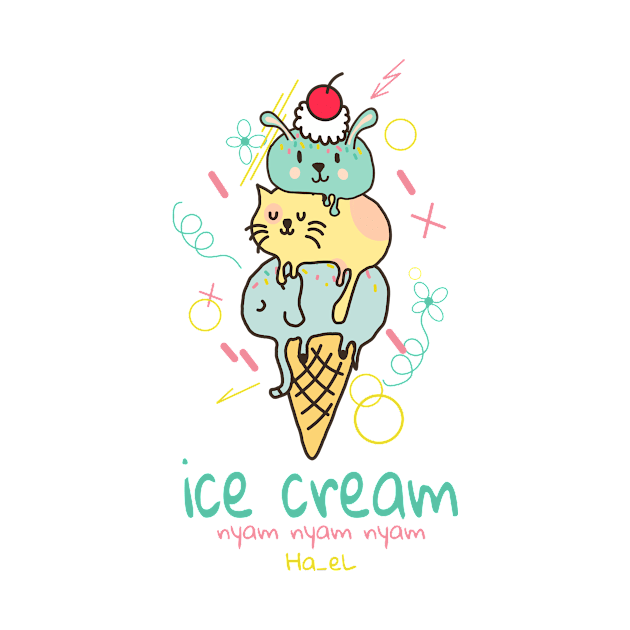 Ice cream pets by Ha_eL