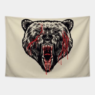 Tough Bear Tapestry