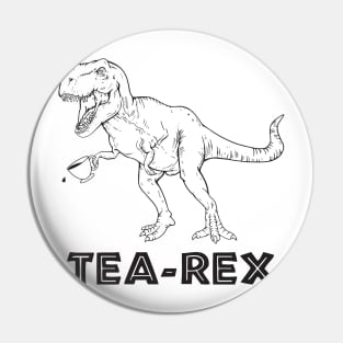 Tea Rex Pin