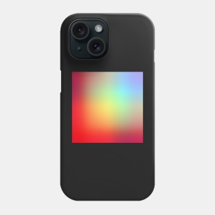 Rainbow Blur Right Angled Phone Case
