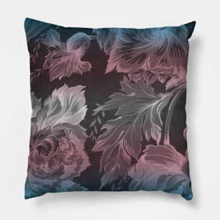 Trans Floral Design subtle Pillow