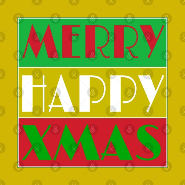 Merry Happy Xmas - Double-sided by SubversiveWare