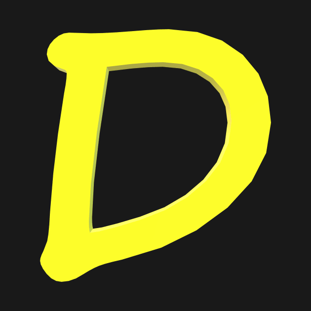 Letter D by CDUS