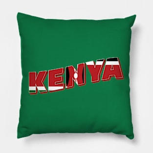 Kenya Vintage style retro souvenir Pillow