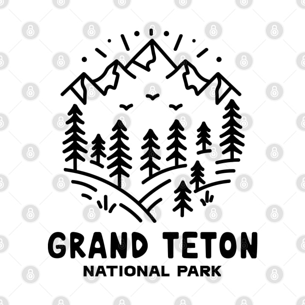 Grand teton National Park - Grand Teton Peaks Quest by Vectographers