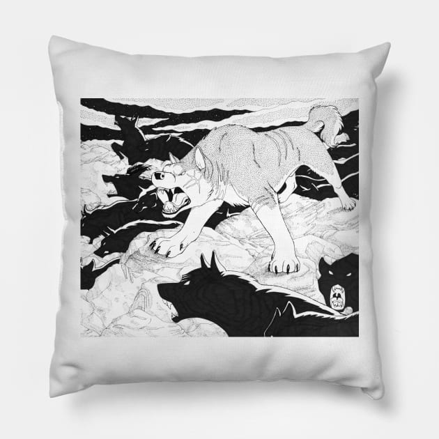 Ginga Nagareboshi Gin - Riki Pillow by FlannMoriath