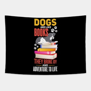 Cool Dog Pet book saying Tapestry