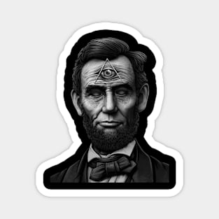 Third Eye of Abraham Lincoln Magnet
