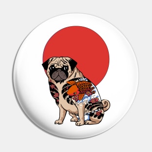 Yakuza Pug Pin