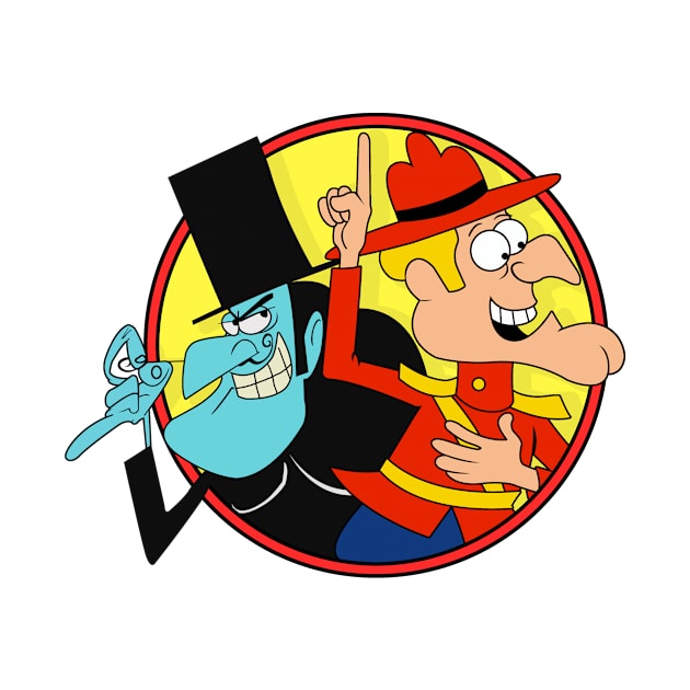 Dudley Do-Right and Snidely Whiplash -  Bullwinkle by LuisP96