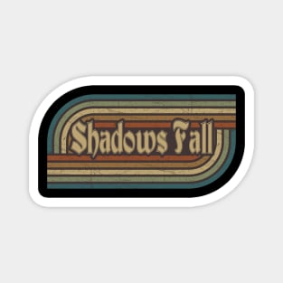 Shadows Fall Vintage Stripes Magnet