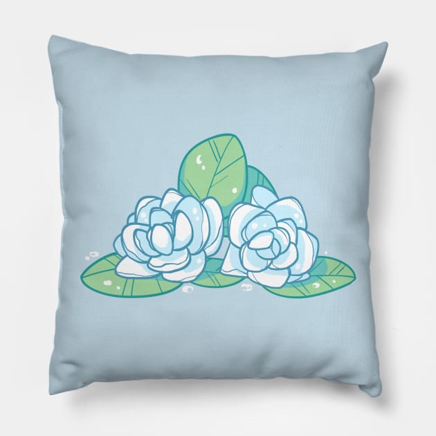 BnW: Sampaguita [No Text] Pillow by oletarts