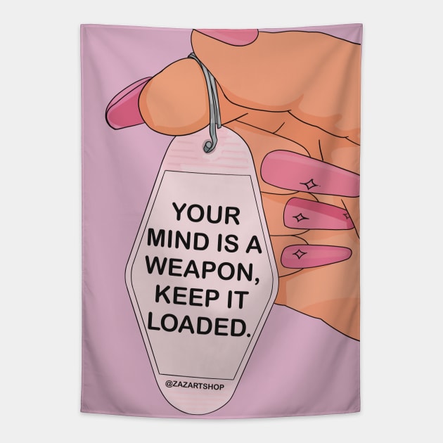 Mind Weapon Tapestry by ZAZA