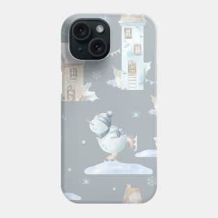 Trendy Pastel Xmas Pattern Winter Snow Christmas Phone Case