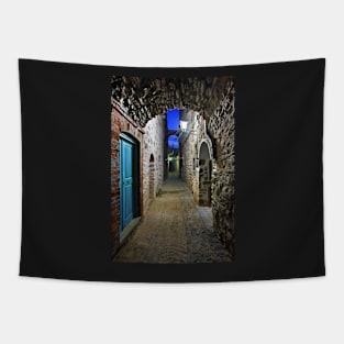 A medieval walk in Chios island Tapestry