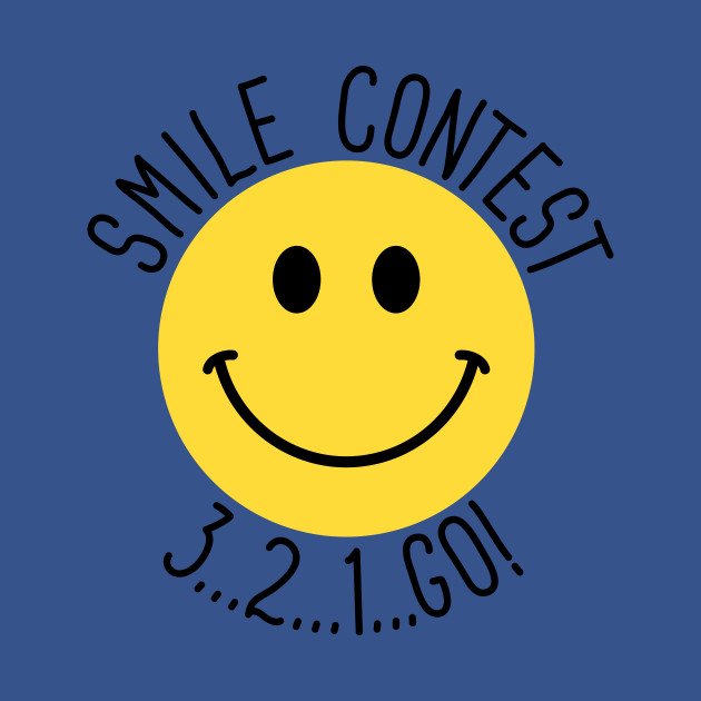 Disover Smile Contest 3...2...1...GO! - Smiley Face - T-Shirt