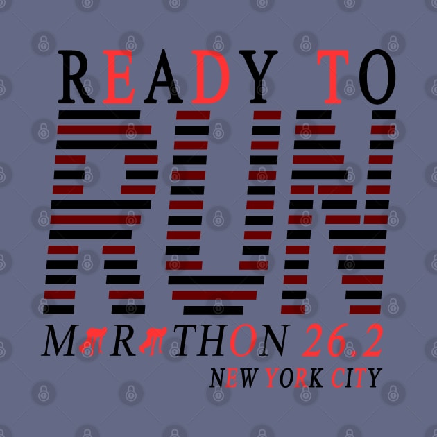 marathon 26.2/2019 (ready to run marathon 26.2 new york city) by S-Log