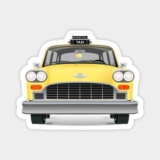 Yellow cab Magnet