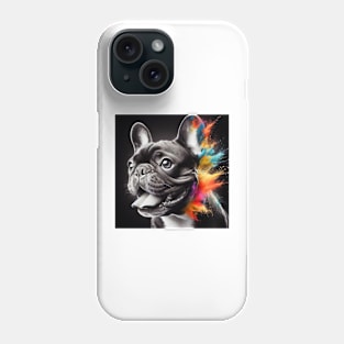 Colorful Gaze: French Bulldog Charm Phone Case