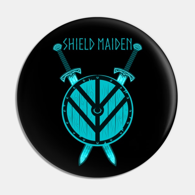 Shield Maiden Pin by LittleBean