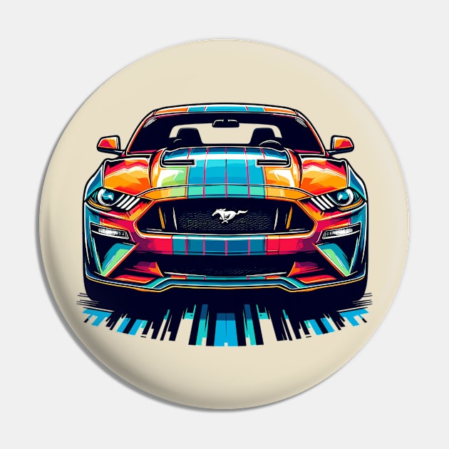 Ford Mustang Pin by Vehicles-Art