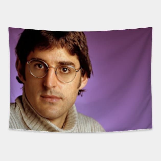 Louis Theroux, from the BBC. By Therouxgear Tapestry by Therouxgear