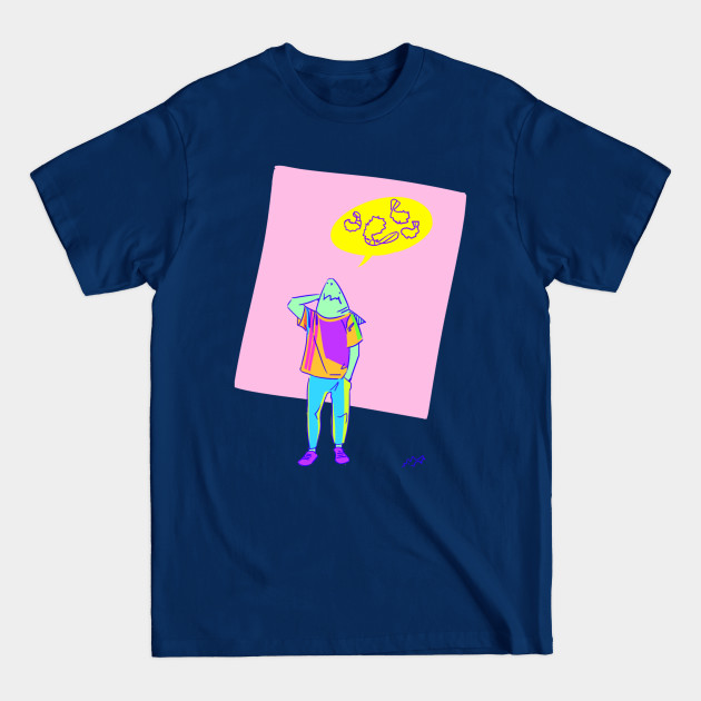 Disover Fried Shrimp Cravings - Vaporwave - T-Shirt