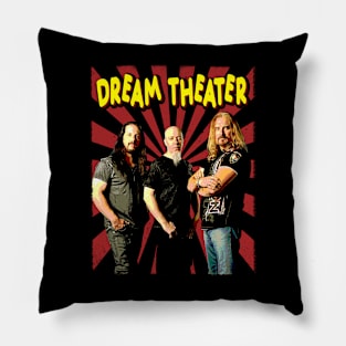 Symphony of Style Dream Band Tees, Where Prog Rock Meets Fashion Elegance Pillow