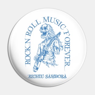 Richie Sambora /// Skeleton GUITAR PLAYER Pin