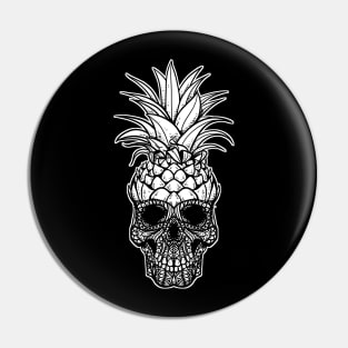 Pineapple Skull Pin