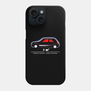 RENAULT SUPERCINQ HOT HATCH - advert Phone Case