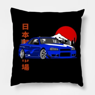 Nissan Skyline GT-R R34 JDM Legend Pillow