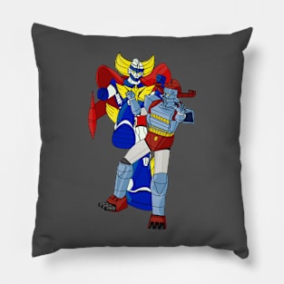 Battle of the Plamo Robots Pillow